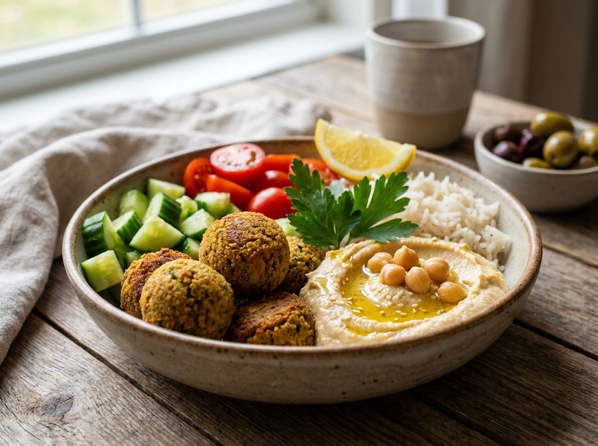 Falafel Hummus Bowl