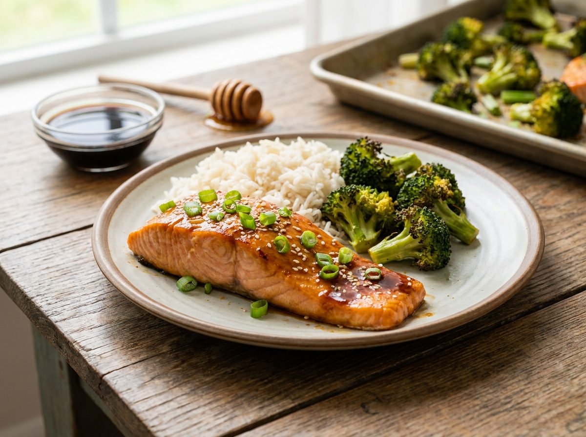 Sheet-Pan Teriyaki Salmon