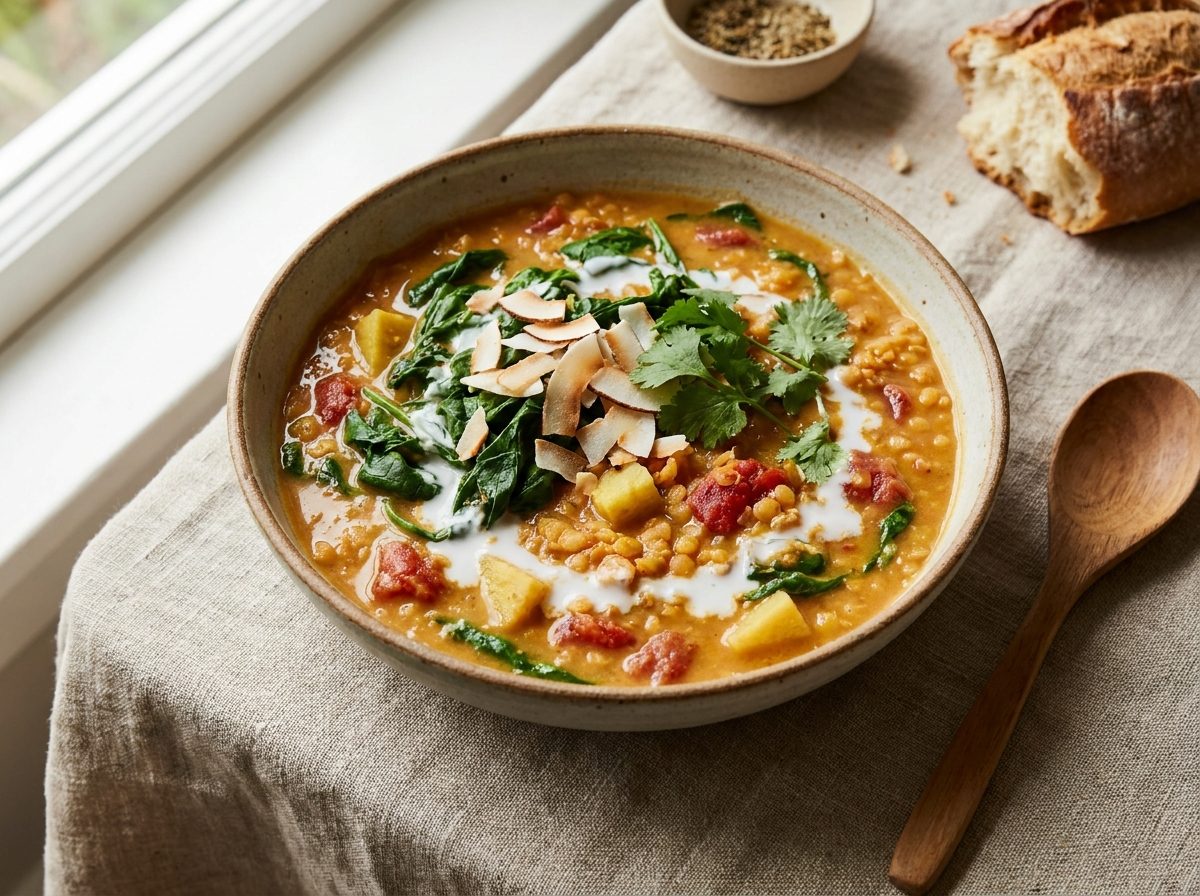 Red Lentil Coconut Curry