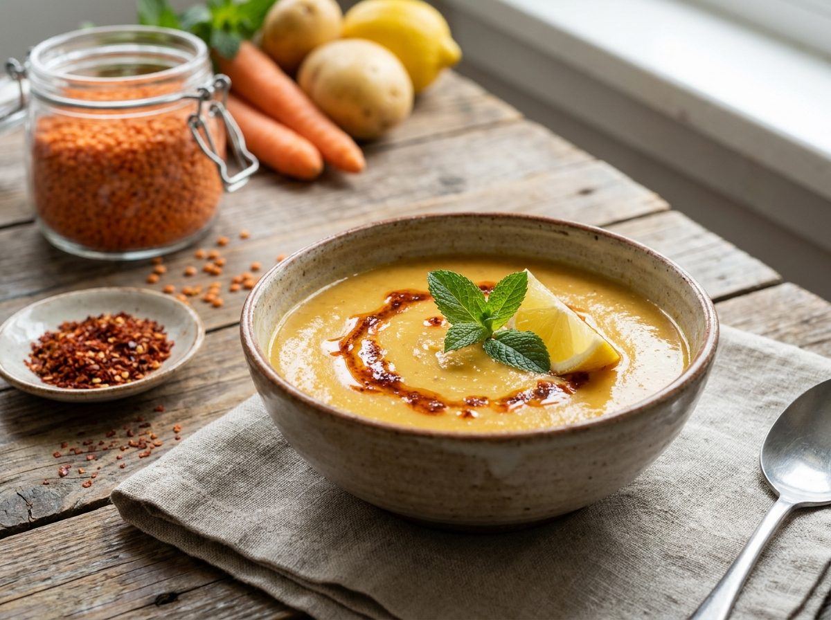 Mercimek çorbası, zuppa turca di lenticchie rosse