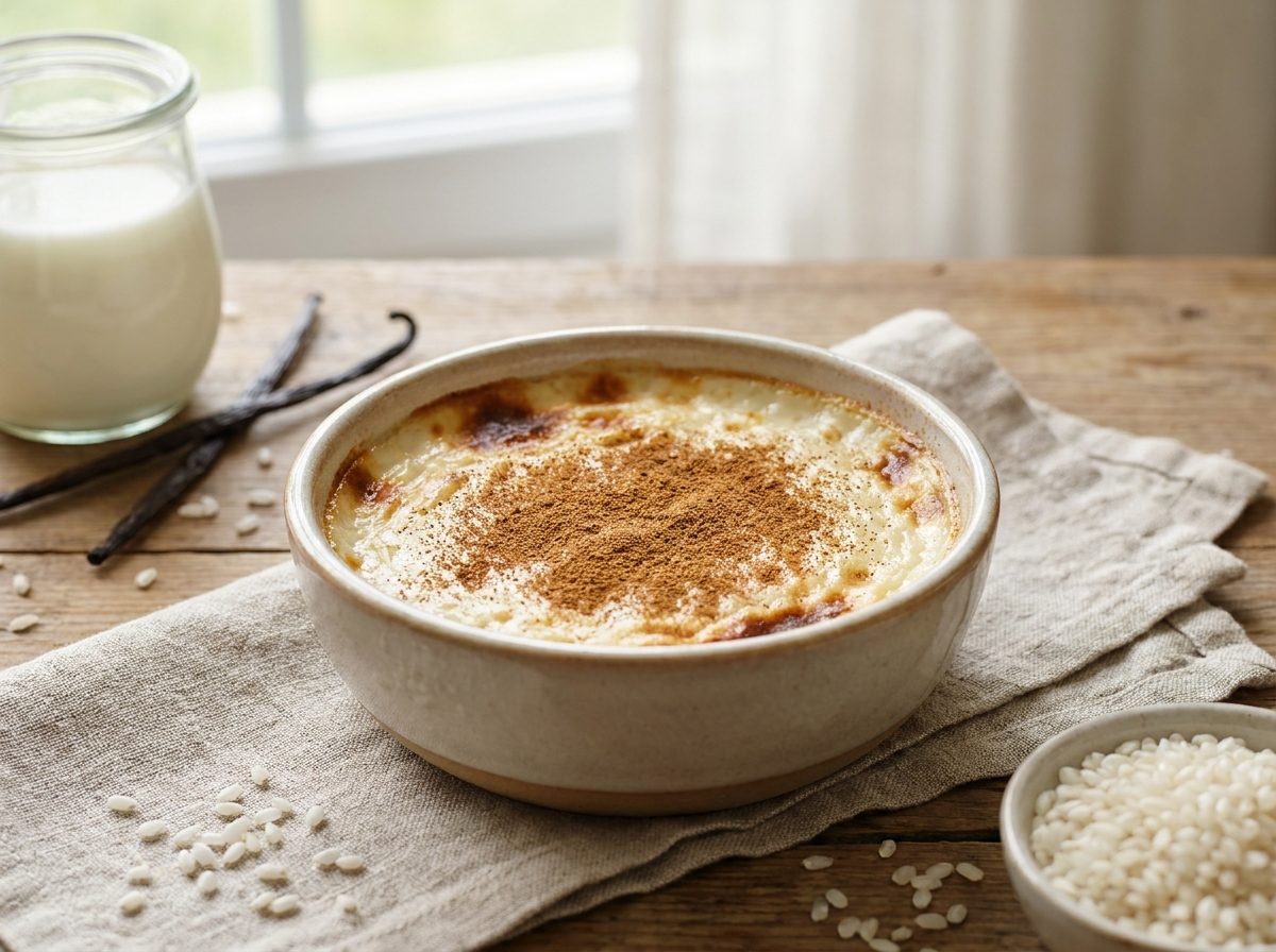 Sütlaç, riso al latte turco alla cannella