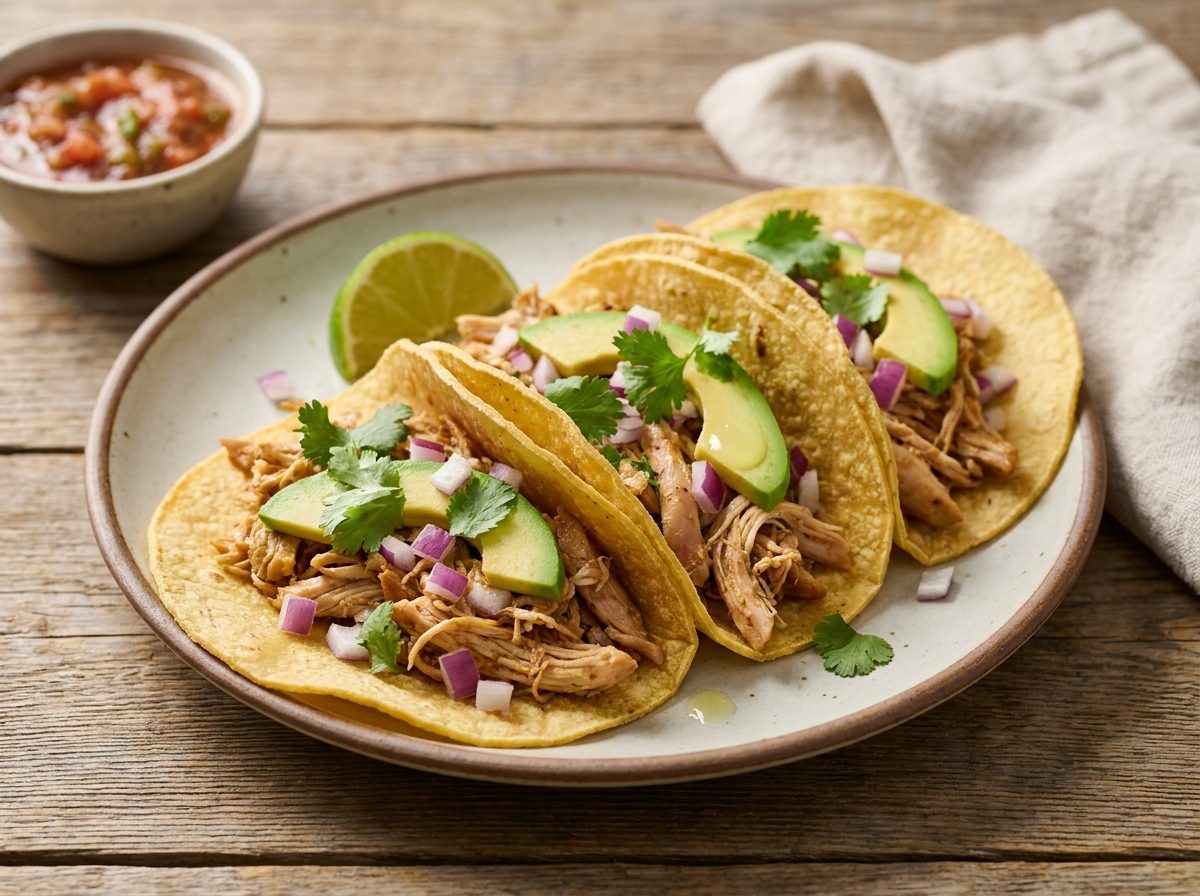 Air Fryer Chicken Tacos